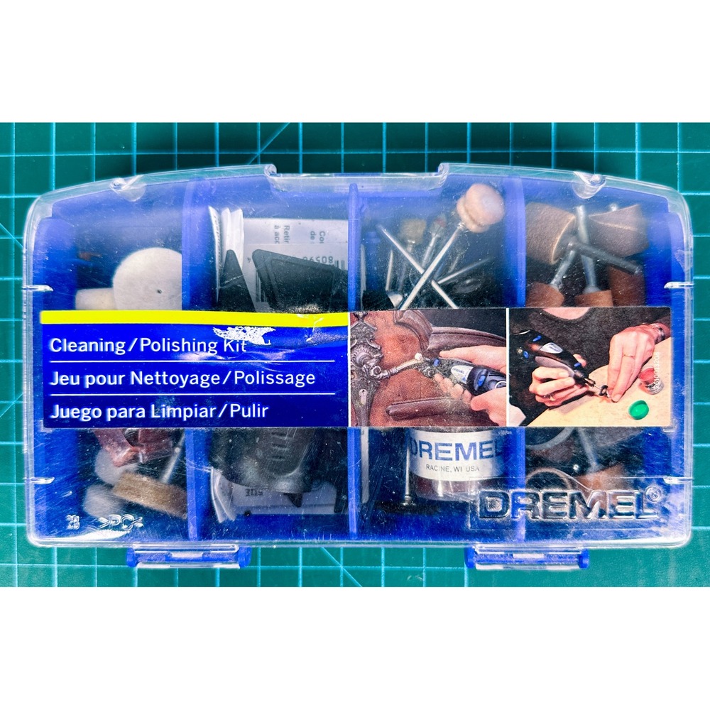 Dremel 50805 Cleaning Polishing Kit Rotary Tool Accessory Set with Case 2015